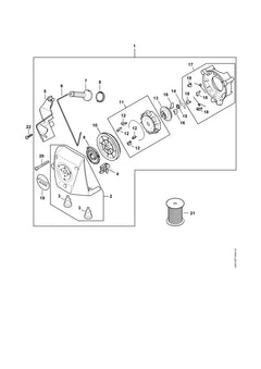 STIHL 42831900620 - Rewind spring