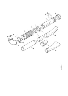 STIHL 42837006900 - Elbow