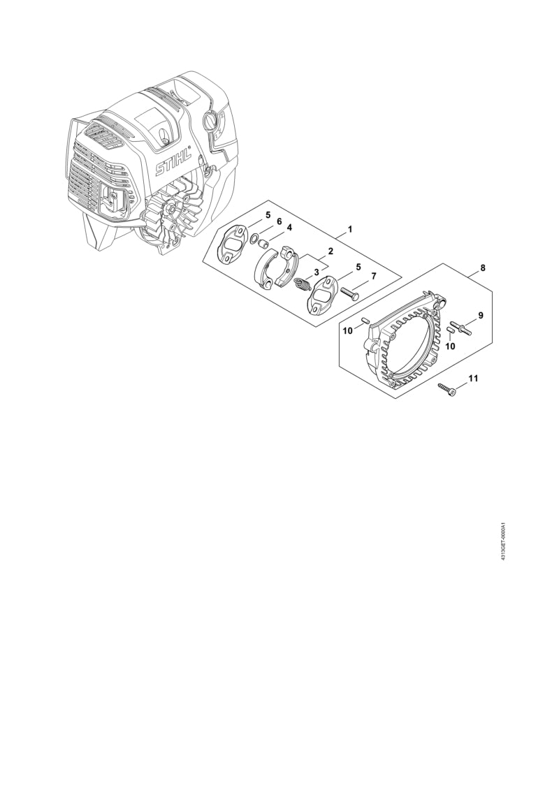 STIHL 43130801801 - Fan housing