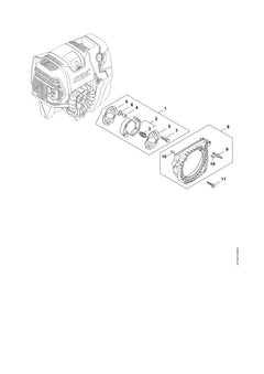 STIHL 43130801801 - Fan housing