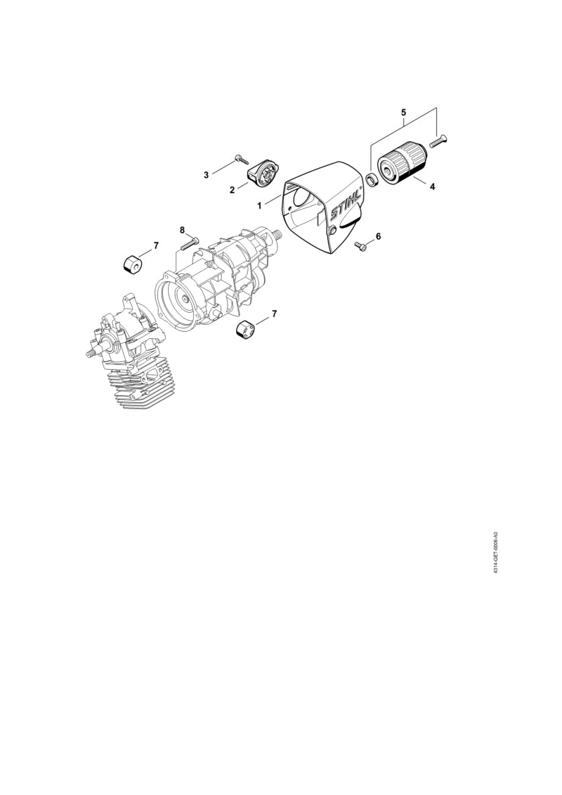 STIHL 43146804000 - Chuck