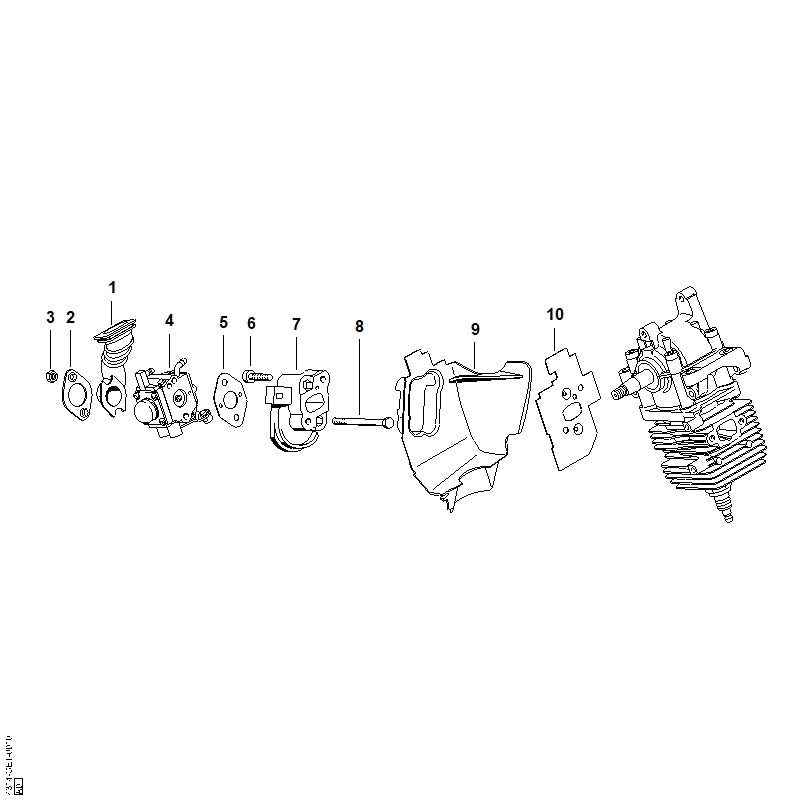 STIHL 43140873000 - Air guide shroud