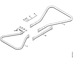 STIHL 43081801110 - Throttle cable