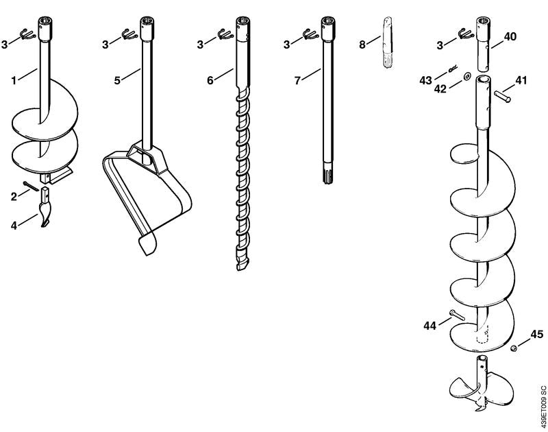 STIHL 43116803305 - Pilot bit