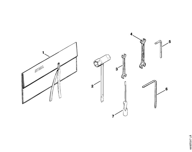 STIHL 11080071050 - Set of gaskets