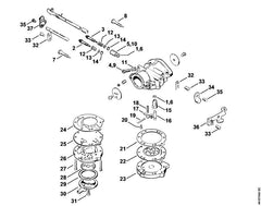 STIHL 42011229300 - Clip