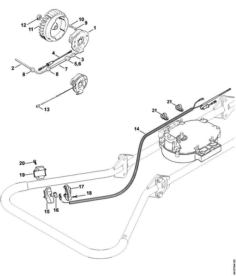 STIHL 43084320200 - Clamp
