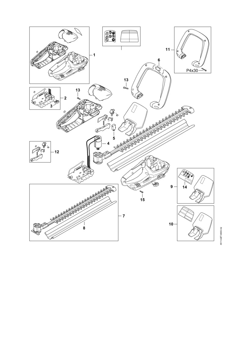 STIHL 45117901002 - Handle housing