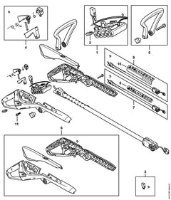 STIHL 45120073800 - Control lever kit