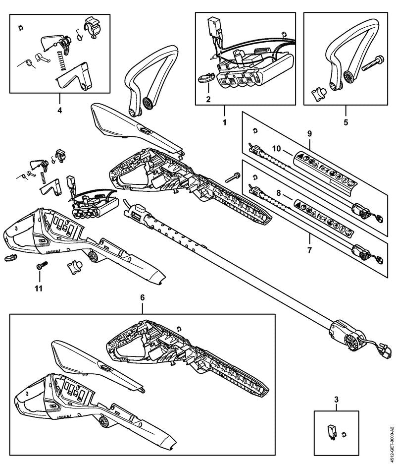 STIHL 45127901200 - Loop handle