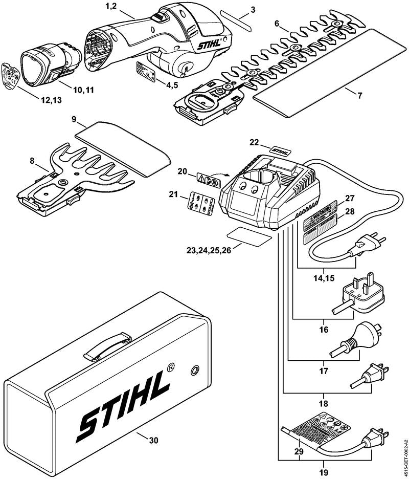 STIHL 45154302500 - Battery charger