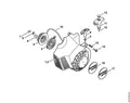STIHL Carter de ventilateur avec lanceur (OEM 4229-080-2102)
