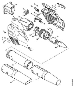 STIHL 45234301400 - Electronic module