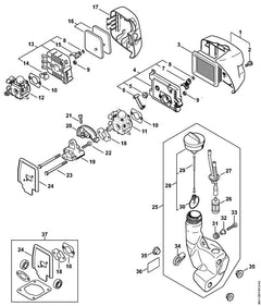 STIHL 41401413700 - Lever