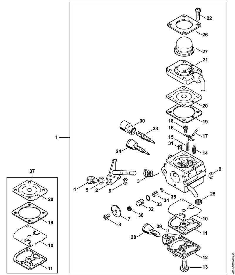 STIHL 42281202200 - Flange