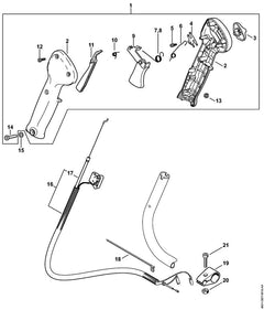 STIHL 46011823200 - Throttle cable