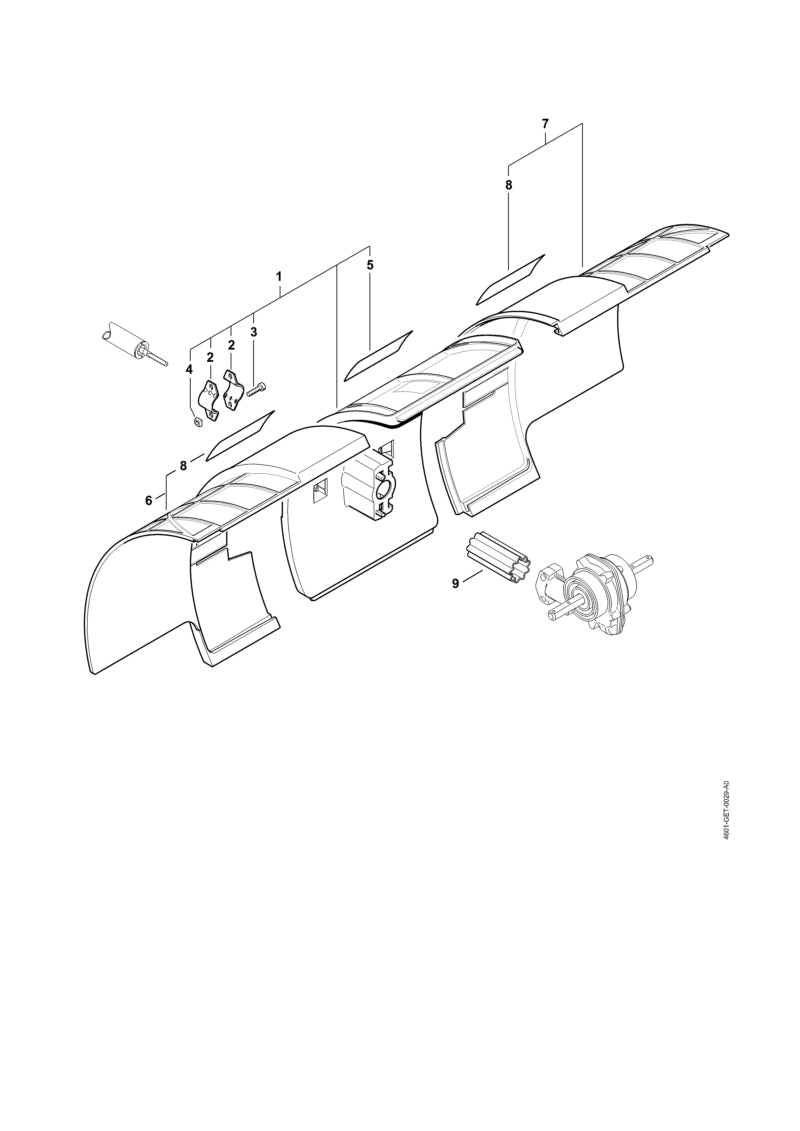 STIHL 46017108107 - Deflector