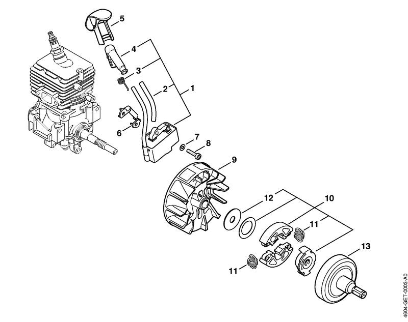 STIHL 46044001302 - Ignition module
