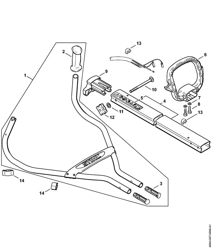 STIHL 41491822100 - Support