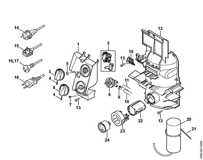 STIHL 47684321000 - Switchbox