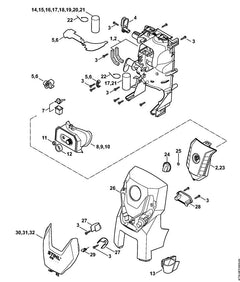 STIHL 47767922400 - Lead retainer