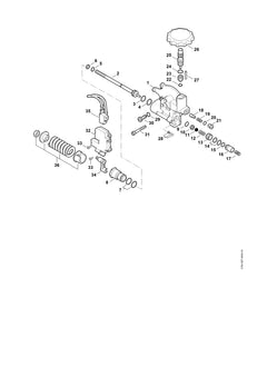STIHL 47800071010 - Repair kit control piston