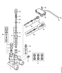 STIHL 47887011200 - Valve block