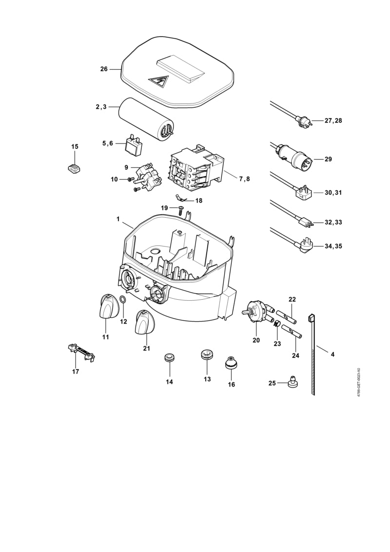 STIHL 47884312100 - Connector tag