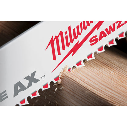 Lames de scie sabre Milwaukee pour bois avec clous Heavy Duty AX™ - 230 mm - Lot de 5