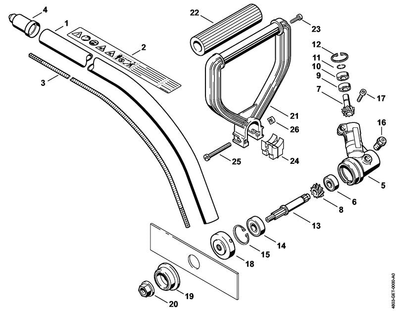 STIHL 41336420600 - Drive shaft