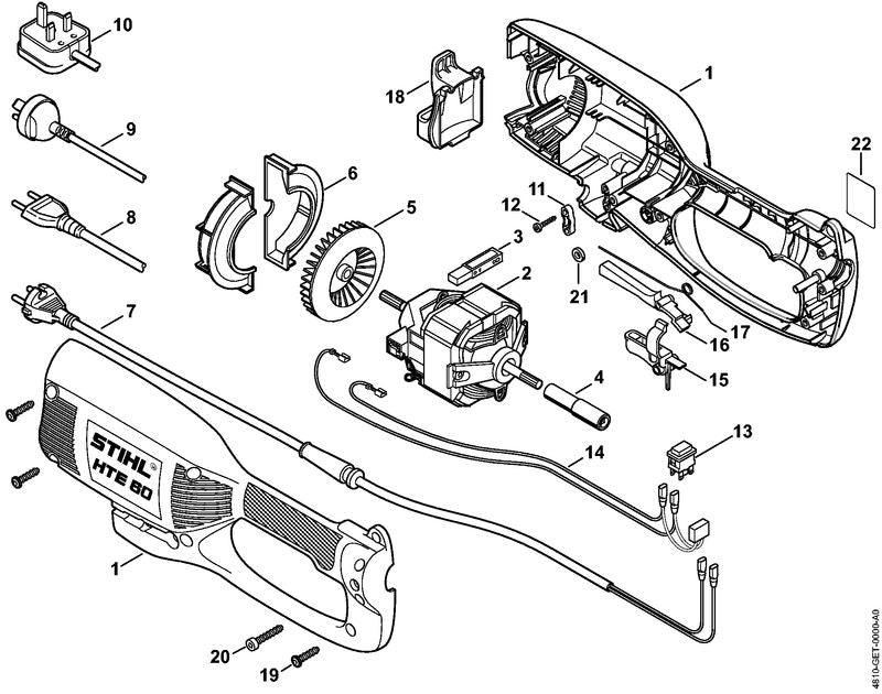 STIHL 48107901400 - Housing