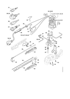 STIHL 48124403003 - Wiring harness