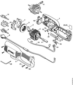 STIHL 48096002700 - Set Carbon brush