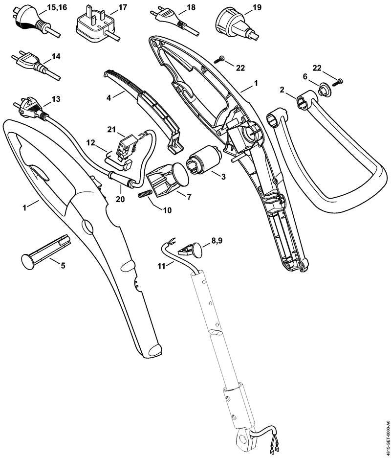 STIHL 48157921900 - Perforated strip