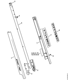 STIHL 48159671801 - Rating plate FSE 31