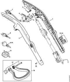 STIHL 48169671800 - Rating plate FSE 52