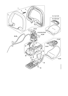STIHL 48186400500 - Gear housing