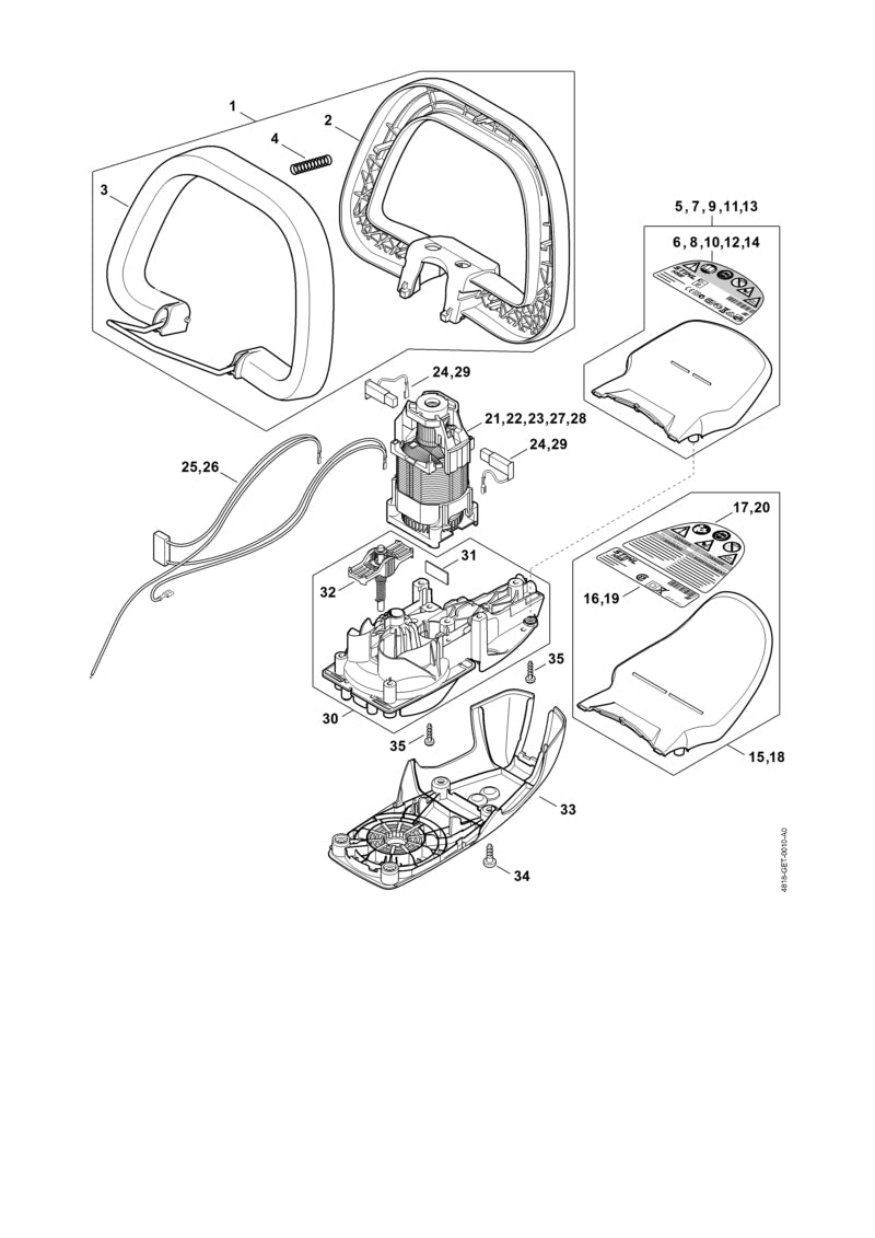 STIHL 48187909117 - Hand guard