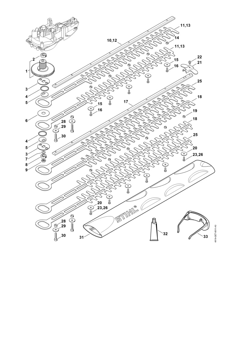 STIHL 48186423901 - Drive disk