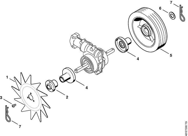 STIHL 46017121000 - Wheel
