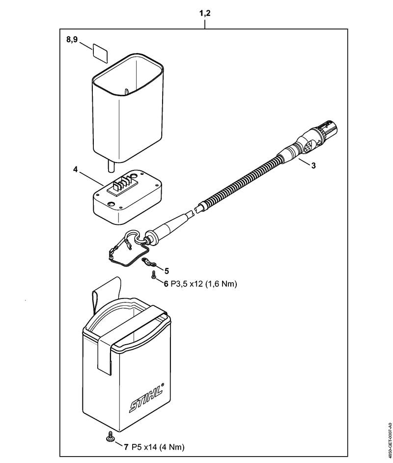 STIHL 48504308000 - Electronic module