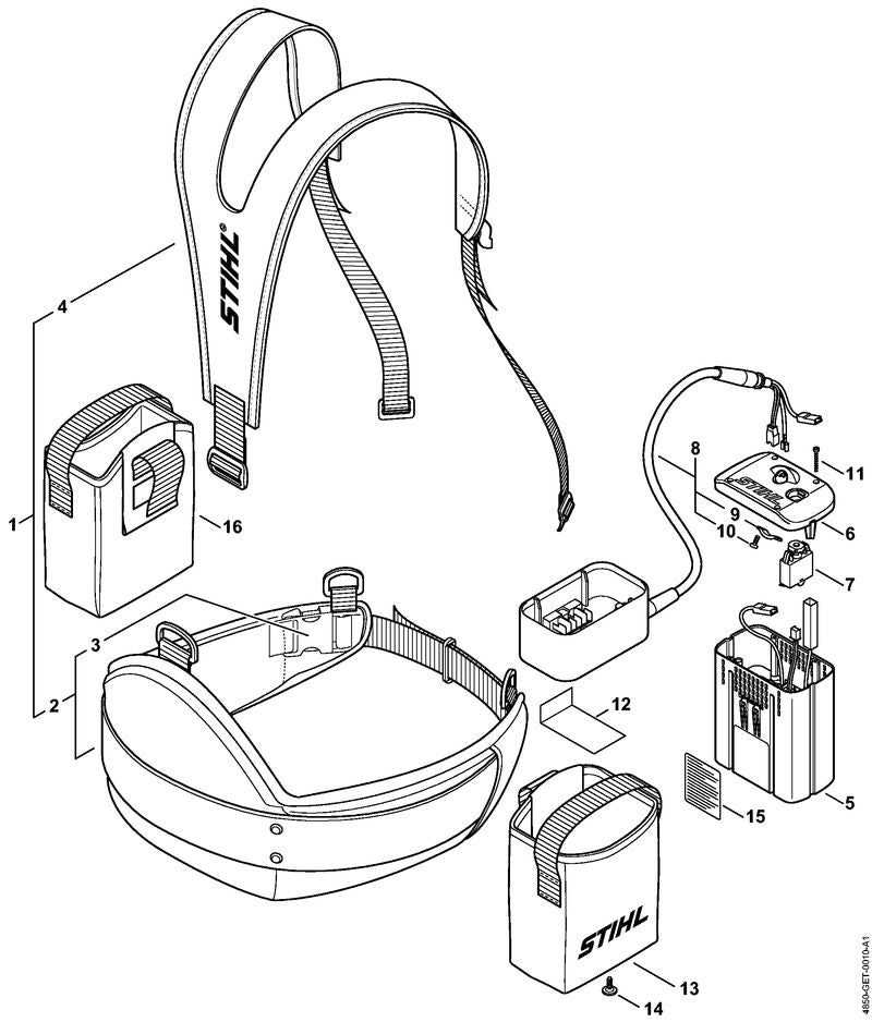 STIHL 48504330206 - Insulating plate