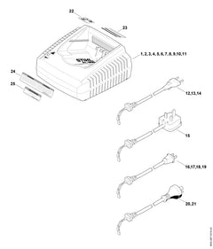 STIHL 48504402034 - Connecting cable