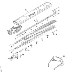 STIHL 48517105903 - Cutter bar assy. 500 mm / 20"