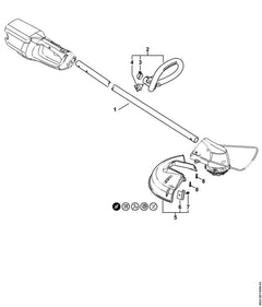 STIHL 48527107101 - Drive tube assembly Ø 25.4 mm / 1"