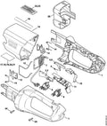 STIHL Pictogramme d'avertissement BGA (OEM 0000-967-4043)