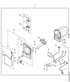 STIHL 48544301400 - Electronic module
