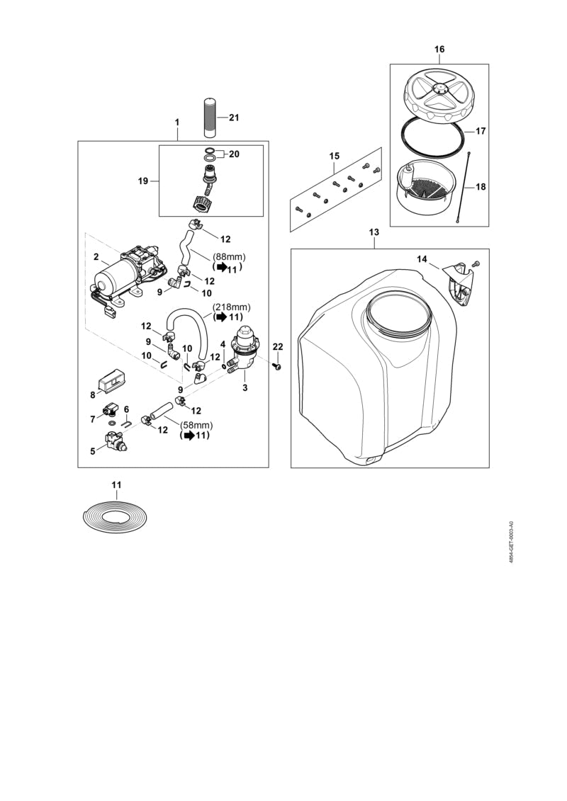 STIHL 48546703700 - Connector