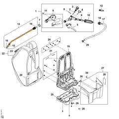 STIHL 48540071300 - Set of mounting hardware