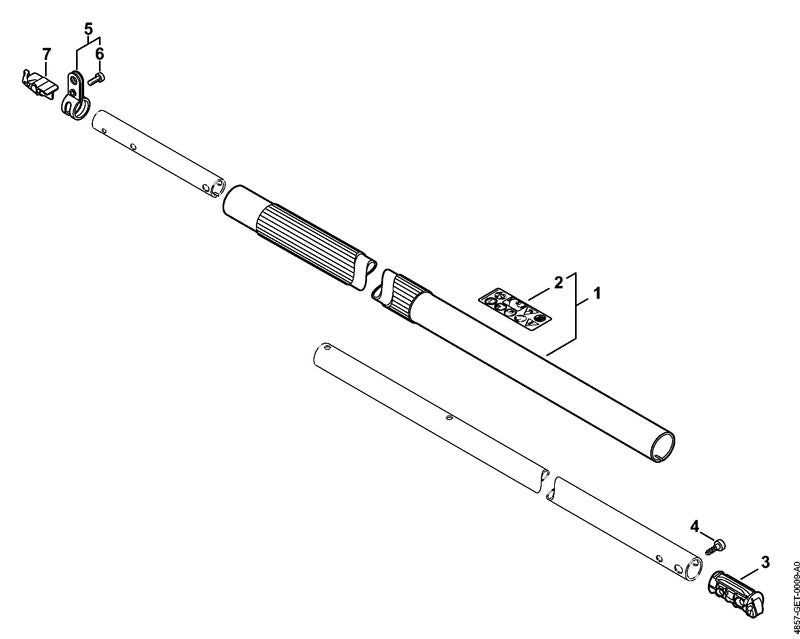 STIHL 48579677200 - Warning pictogram HTA